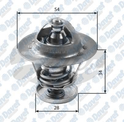 GATES TH26988G1 Termostat Boxer Jumper Ducato 06- 2.2hdi Transit Mondeo Iii Ranger Transit Tourneo 2.2tdci 06-14 Hilux Hiace